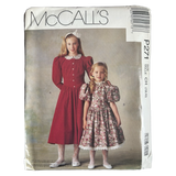 McCall's P271 Children's and Girls' Dress Pattern  - Size 7-8-10
