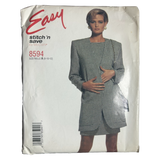 McCall's 8594 Misses' Unlined Jacket and Dress Pattern  - Size 8-10-12