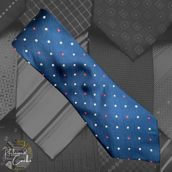 Etienne Aigner Blue Dotted Tie