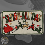 Sleigh All Day Iron On Patch