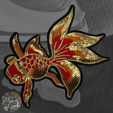 Sequin Goldfish Iron On Patch