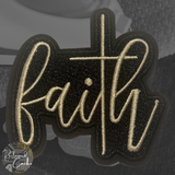 Faith Iron On Patch