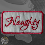 Naughty Iron On Patch