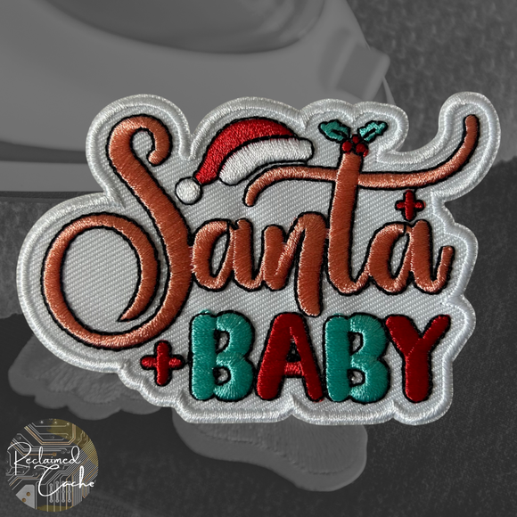 Santa Baby Iron On Patch