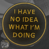 Black and Gold No Idea Iron On Patch