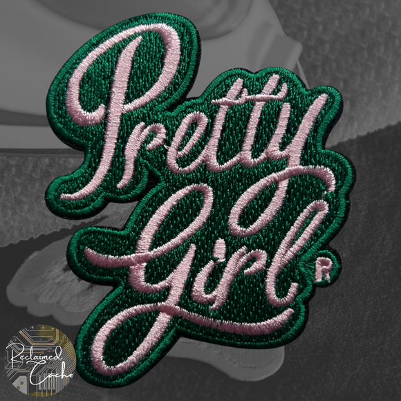 Pretty Girl Iron On Patch