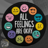 Multicolor All Feelings Are Okay Patch