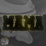 Black and Gold MAMA Iron On Patch