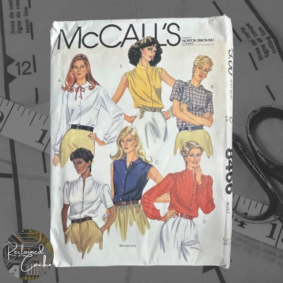 McCall's 8466 Misses' Blouse Pattern - Size 12; Bust 34