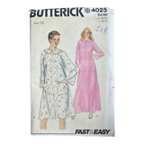 Butterick 4025 Misses' Robe Pattern - Size 12