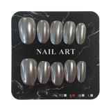 Iridescent Short Oval Nails - Size Small