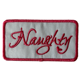 Naughty Iron On Patch