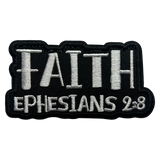 Faith Iron On Patch