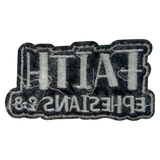 Faith Iron On Patch