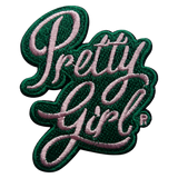 Pretty Girl Iron On Patch