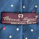 Etienne Aigner Blue Dotted Tie