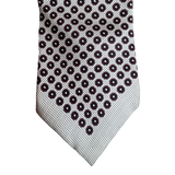 Silver Dotted Tie