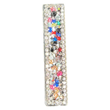 Letter I Multicolor Rhinestone Iron On Patch