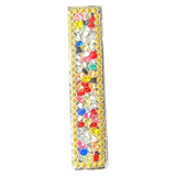 Letter I Multicolor Rhinestone Iron On Patch