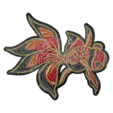 Sequin Goldfish Iron On Patch