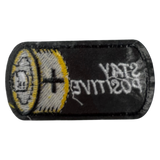 Stay Positive Battery Iron On Patch
