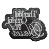 Thankful Grateful and Truly Blessed Iron On Patch