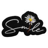 Smile with Daisy Iron On Patch