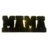 Black and Gold MAMA Iron On Patch