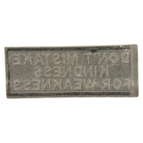 Kindness for Weakness Iron On Patch