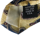 Yellow Paisley Tie