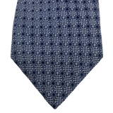 Blue Diamond Checkered Pattern Tie