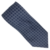 Blue Diamond Checkered Pattern Tie