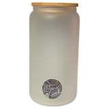 Vibrant Black Woman Frosted Glass #03