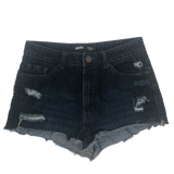BDG High Rise Cheeky Distressed Shorts - Size 28