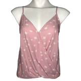 Lush Pink and White Tank - Size Extra Small (XS)