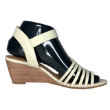 Susina Cream Terra Wedge Sandal - Size 7 - Women