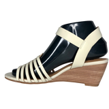 Susina Cream Terra Wedge Sandal - Size 7 - Women
