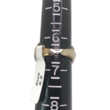 Silver Boho Ring with Light Blue Stone - Size 6.5