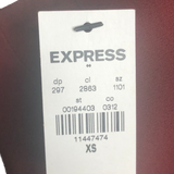 Express Burgundy Camisole - Size Extra Small (XS)