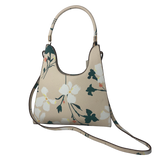 a new day Multicolored Floral Trapezoid Mini Satchel