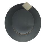 Riah Fashion Gray Boater Hat