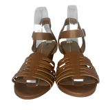 Susina Brown Terra Wedge Sandal - Size 9.5 - Women