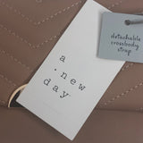 a new day Brown Clay Wallet on a String Handbag