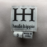 Haute Hippie Cream Tiered Ruffle Dress - Size Small