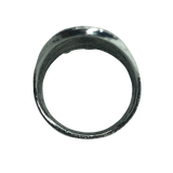 Long Boho Silver Ring - Size 9.5