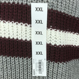 So Junior's Grey Shirttail Hem Pullover Sweater - Size XXL
