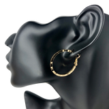 Apt. 9 Gold Hammered Hoop Earrings