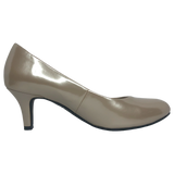 Life Stride Metallic Soft Gold Parigi Patent Leather Heel - Size 7.5 - Women