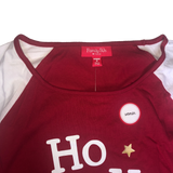 Holiday Family PJs Red Ornaments 2 Piece Set - Size Medium
