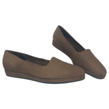 Borelli Brown Marilyn Suede Flats - Size 8 - Women